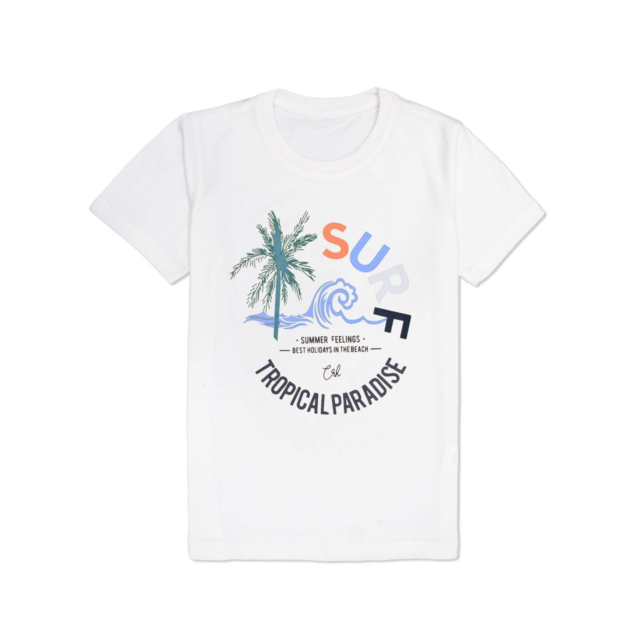 SURF Tropical Paradise T-Shirt- White