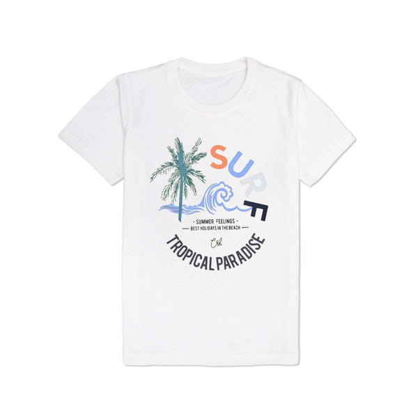 SURF Tropical Paradise T-Shirt- White