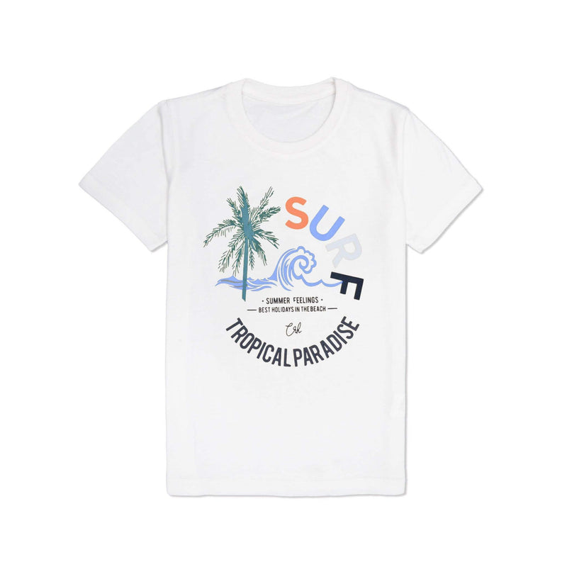 SURF Tropical Paradise T-Shirt- White