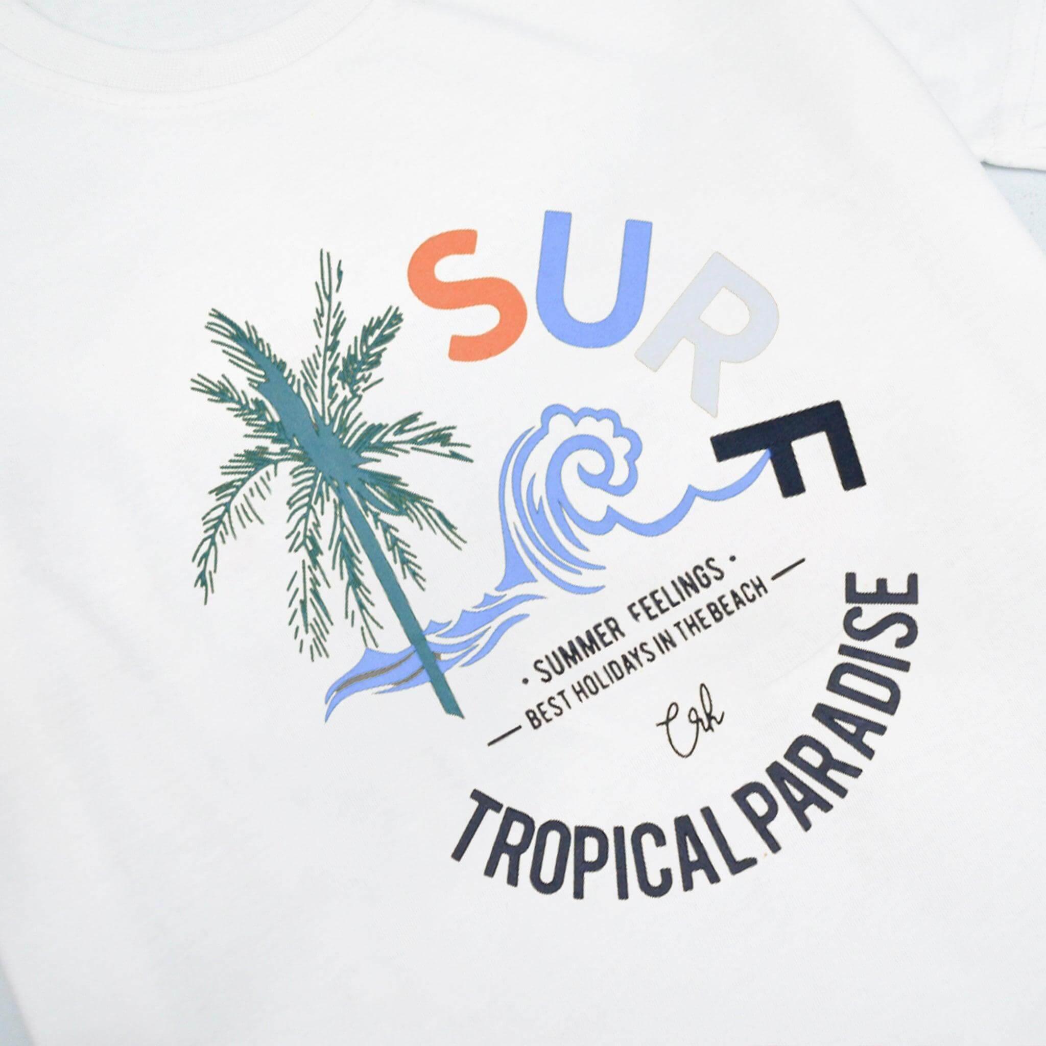 SURF Tropical Paradise T-Shirt- White