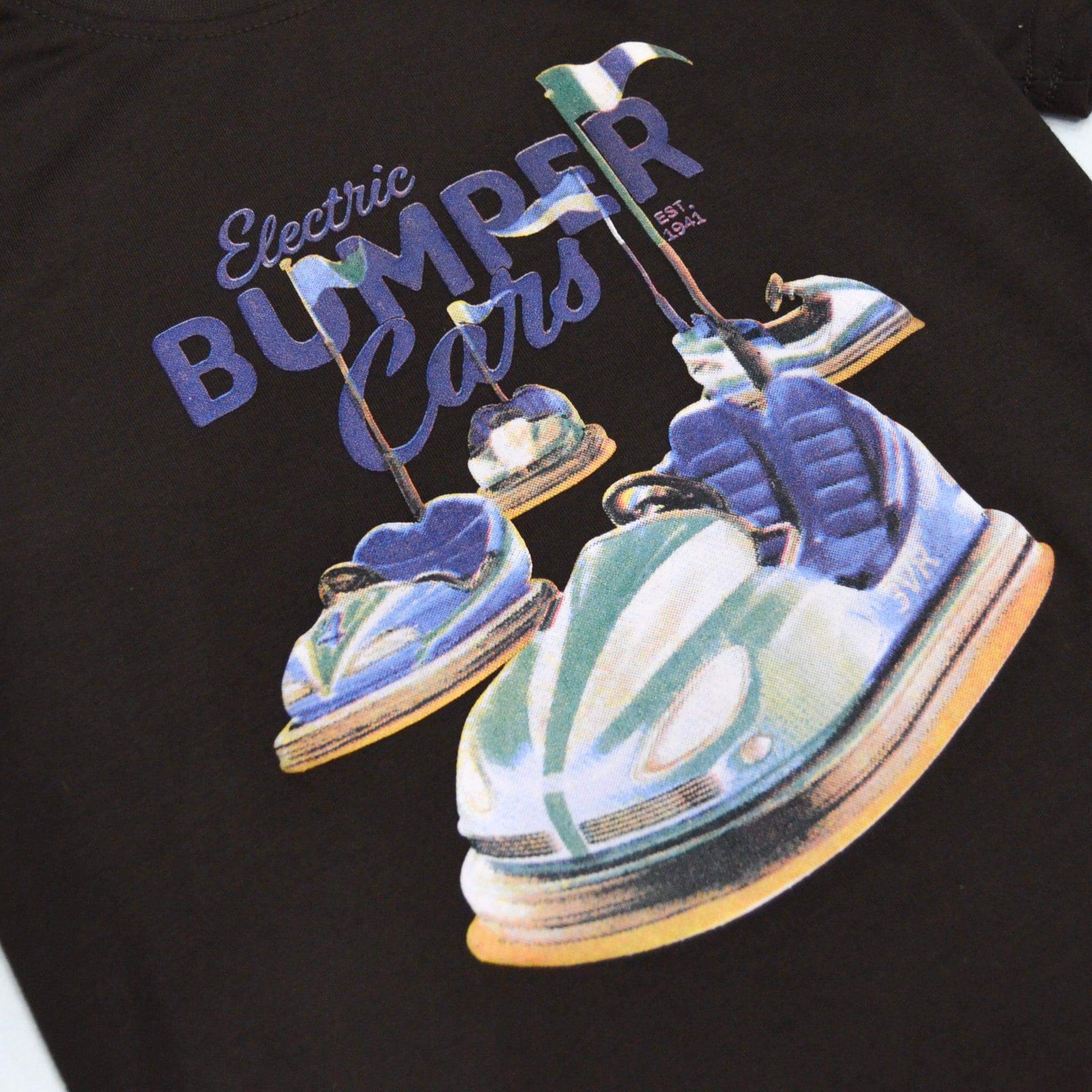 Bumper Car T-Shirt- Dark Brown