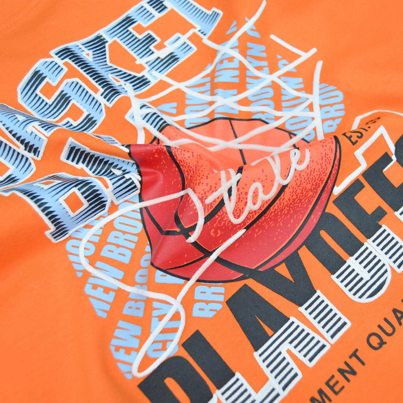 Basket-Ball T-Shirt- Orange