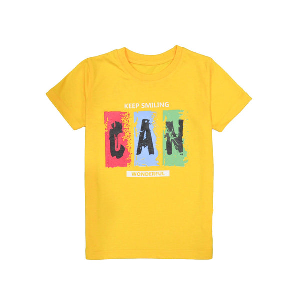 CAN Wonderful T-Shirt- Yellow