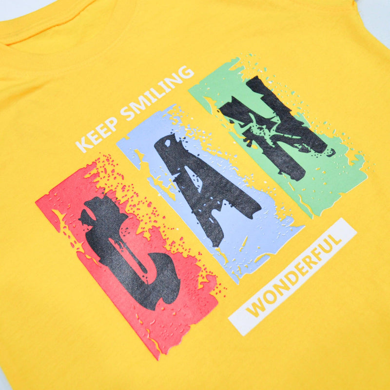 CAN Wonderful T-Shirt- Yellow