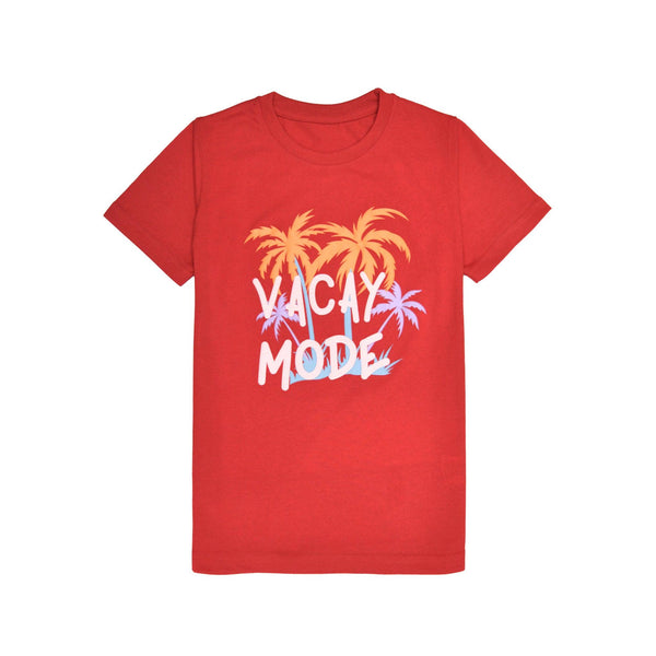 VACAY MODE T-Shirt- Red